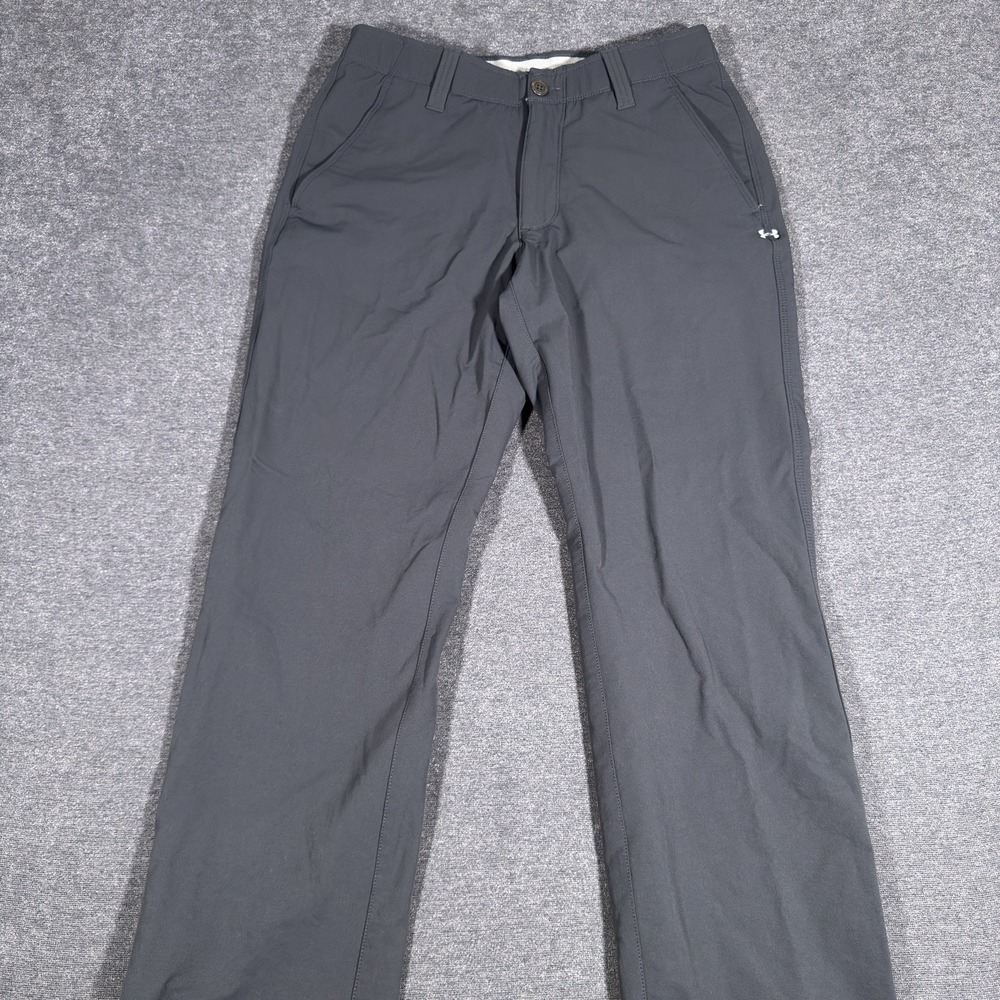 Under Armour Match Play Golf Pants Mens 30x30 Coldgear Performance Stretch Black